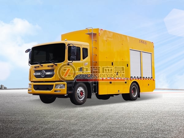 东风天锦大流量排水抢险车(3000-7000m³/h)