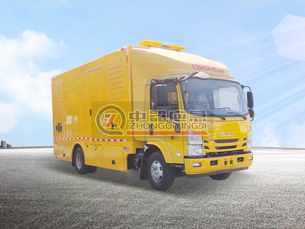 东风天锦大流量排水抢险车(3000-7000m³/h)