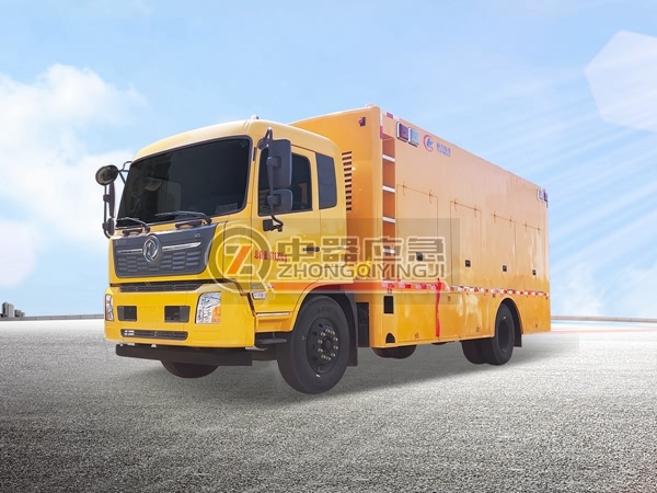 东风天锦大流量排水抢险车(3000-7000m³/h)