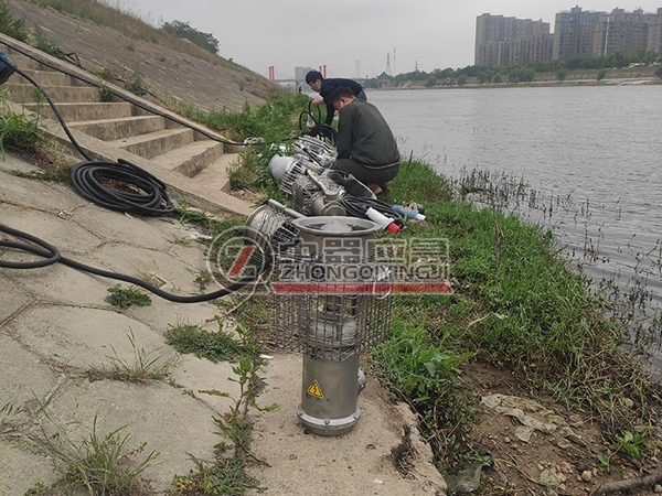 永磁高速轴流防洪抗洪抽水泵